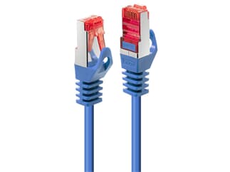 LINDY 47350 0.3m Cat.6 S/FTP  Netzwerkkabel, blau - RJ45-Stecker, 250MHz, Kupfer, 28A