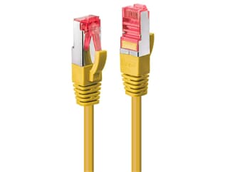 LINDY 47761 0.5m Cat.6 S/FTP  Netzwerkkabel, gelb - RJ45-Stecker, 250MHz, Kupfer, 27A