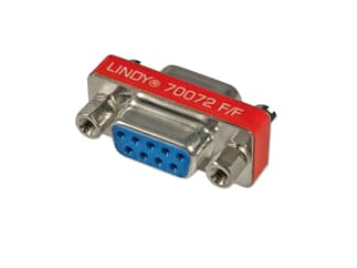 LINDY 70072 Mini-Adapter 9 pol. Sub-D-Kupplung an 9 pol. Sub-D-Kupplung - Sub-D Mini-
