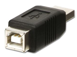 LINDY 71231 USB-Adapter Typ A/B Stecker/Kupplung - Kabelloser USB Adapter mit USB-Typ