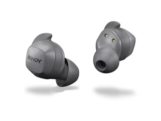 LINDY 73194 LE400W kabellose In-Ear-Kopfhörer - In-Ears mit Bluetooth 5.0 Technologie