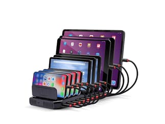LINDY 73309 10 Port USB-Ladestation - Zum gleichzeitigen Laden von bis zu 10 Tablets