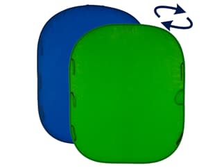 Lastolite LL LC5987 Falthintergrund Doppelseitig Blau/Grün 180x210cm