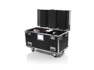 Look Solutions Flightcase OctaJet, Doppelcase mit Fach für Zubehör und 4 Kanister Jet-Fluid
