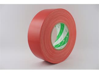 Nichiban Gaffa Tape 50 m, 19mm, Rot - Gewebe, Premium, PE-beschichtet