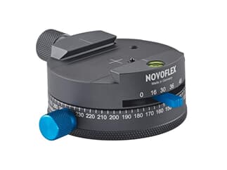 Novoflex Panoramaplatte mit Schnellkupplung - Gravur 360 Grad, Rastungen 16/30/36/48