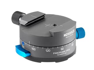 Novoflex Panoramaplatte VR III mit Schnellkupplung, - Gravur 2x180 Grad, 10°-Rastunge