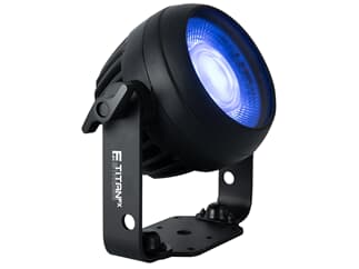 Showtec Titan Strobe FLEX FX Single Pod - 100 W LED Strobe Pod mit RGBW LED-Ringeffekt