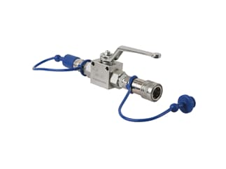 SHOWTEC CO2 3/8 Q-Lock Shut off valve