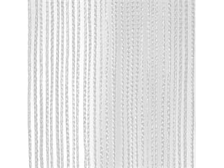 Wentex P&D String Curtain White, Fadenvorhang, 220 g/m², 4m lang, Weiß, incl velcro