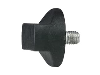 Wentex P&D Rotary knob, schwarz, Knebelschraube für Träger, M10x12