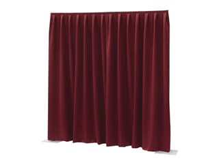 Wentex P&D Dimout 400(h)x300cm(w) Pleated, Red