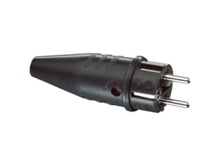ABL Rubber Schuko Connector Male - 240 V - CEE 7/VII