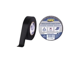 HPX PVC-Isolierband 52100, Schwarz, 19 mm / 20 m