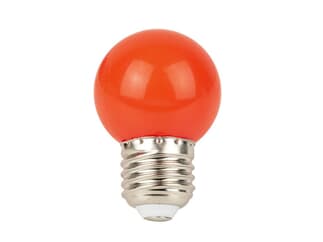 Showgear G45 LED-Lampe E27, 1 W - rot - nicht dimmbar