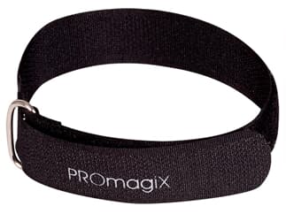 PROmagiX Klettkabelbinder 20x300 mm schwarz - 1x