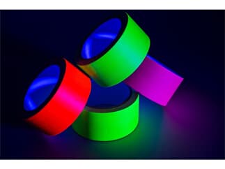 Pro Lighting Neongewebeband 4er Set 4x 50mm x 10m UV-aktiv 