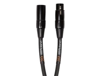 ROLAND RMC-B10 - Symmetrisches Mikrofonkabel mit hochwertigen XLR-Anschlüssen (XLR 3-pol female / XLR 3-pol male | 3,00m) - in schwarz