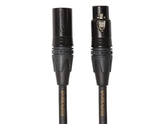 ROLAND RMC-G3 - Symmetrisches Mikrofonkabel mit vergoldeten NEUTRIK XLR-Anschlüssen (XLR 3-pol female / XLR 3-pol male / 1,00m) - in schwarz