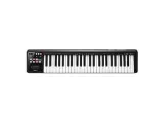 ROLAND A-49BK - Kompaktes MIDI Controller-Keyboard mit professioneller Tastatur (49 Vollformat-Tasten mit Anschlagdynamik) - in schwarz
