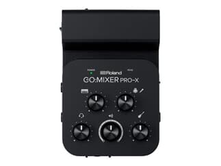 Roland GO:MIXER PRO-X, Kompakter Audio Mixer für Smartphones - in schwarz