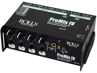 Rolls MX124 4-Kanal Mikrofon Mini-Mixer