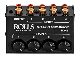 Rolls MX42 4-Kanal Stereo Mini-Mixer