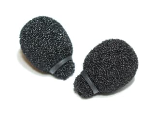 Rycote Miniature Lavalier Foams Black (1 pack of 10)