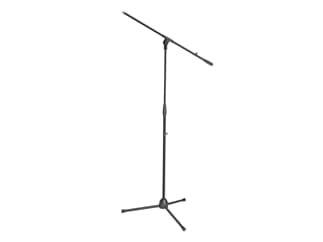 Adam Hall Stands S 5 BE - Microphone stand black with boom arm