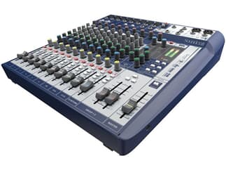 Soundcraft Signature 12 - Kompaktes 12-Kanal Mischpult mit Profi-Sound