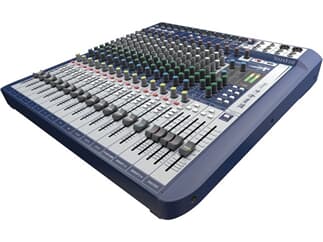 Soundcraft Signature 16 - Kompaktes 16-Kanal Mischpult mit Profi-Sound
