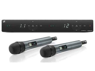 Sennheiser XSW 1-835 DUAL-GB Wireless Dual Vocal Set. Enthält (2) SKM 835-XSW Handtran