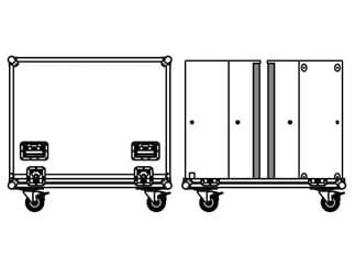 Seeburg Flightcase for 2 units A8 / TSM15 + accessories
