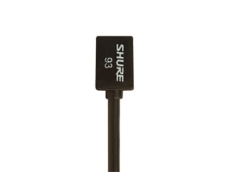 SHURE WL93-6, Funk-Miniatur-Lavaliermikrofon mit Kondensatorkapsel