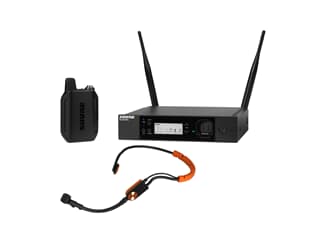 SHURE GLXD14R+E/SM31-Z4, Digitales Funksystem zur Rackmontage mit SM31 Headset-Mikrofon