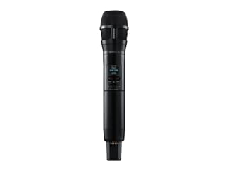 SHURE SLXD2 digitaler Handsender mit Nexadyne N8C Mikrofonkapsel schwarz (dynamisch,