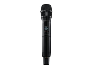 SHURE SLXD2 digitaler Handsender mit Nexadyne N8S Mikrofonkapsel schwarz (dynamisch,