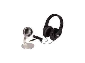 Shure Mobile Recording Kit. MV5 und SRH240A