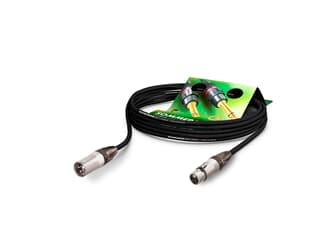 Sommer Cable MEMF-215-0500-SW Lautsprecherkabel Meridian, 2 x 1,50 mm² / XLR / XLR, NEUTRIK®, 5m