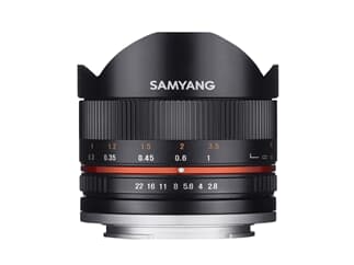 Samyang MF 8mm F2.8 Fisheye II APS-C Canon M schwarz