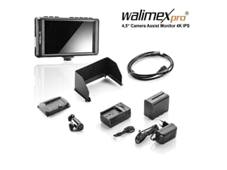 Walimex pro 4,5" Camera Assist Monitor 4K IPS Set