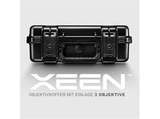 XEEN CF Objektivkoffer mit Einlage 3 Objektive