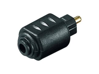 Audio Adapter, 3,5 mm mini Kupplung > Toslinkstecker
