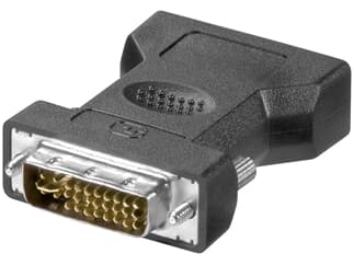 DVI analog - VGA Adapter Polybag, DVI (12+5) Stecker > 15pol VGA HD-Buchse