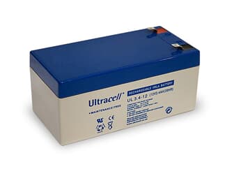 Ultracell UL Bleiakku 12 V, 3,4 Ah (UL3.4-6) - Faston (4,8 mm) Bleiakku, VdS