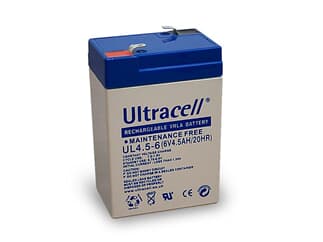 Ultracell UL Bleiakku 6 V, 4,5 Ah (UL4.5-6) - Faston (4,8 mm) Bleiakku