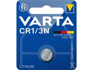 VARTA CR1/3N (6131) Batterie, 1 Stk. Blister, Lithium-Knopfzelle, 3 V