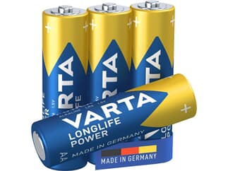 VARTA LR6/AA (Mignon) (4906) Batterie, 4 Stk. Blister, Alkali-Mangan Batterie (Alkaline), 1,5 V