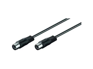 Audio-Video-Kabel 1,5 m lose Ware, 5-pol. DIN-Stecker>5-pol. DIN-Stecker