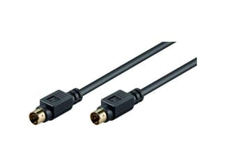 Audio-Video-Kabel 1,0 m lose Ware, 4-pol. mini DIN-St.>4-pol. mini DIN-St.